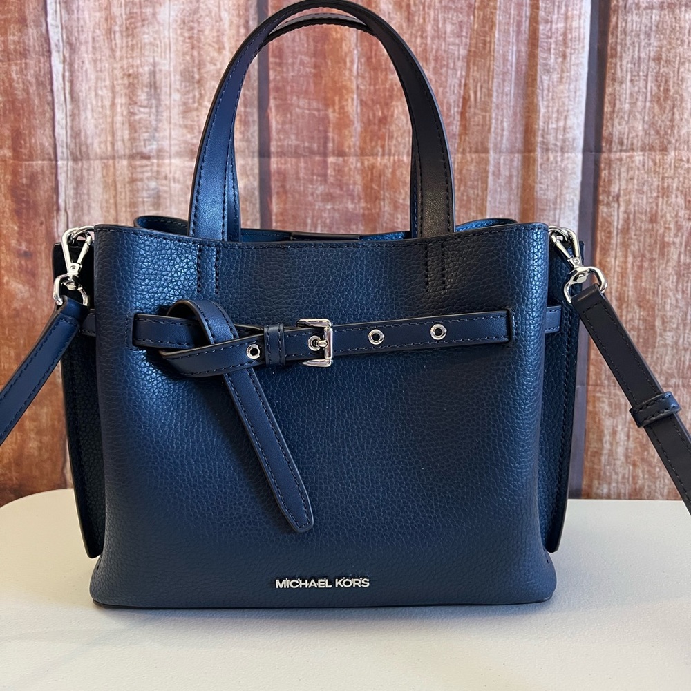 Michael Kors Dark Blue Satchel